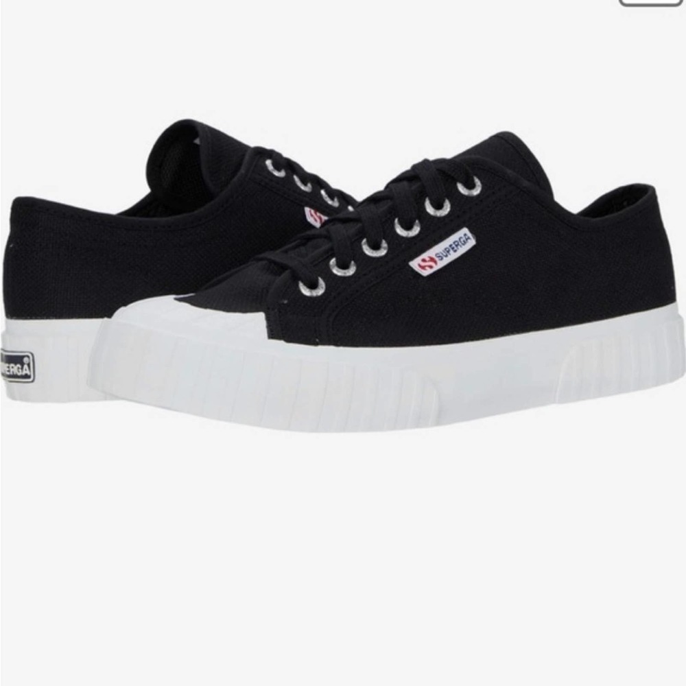 Superga 2630 COTU Classic Sneaker Black Size 6.5 - Picture 11 of 11